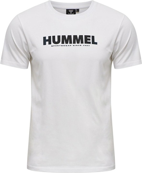 T-shirt Hummel z krótkim rękawem w młodzieżowym stylu z bawełny
