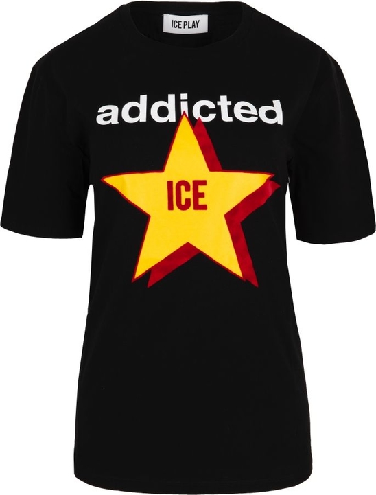 T-shirt Ice Play z okrągłym dekoltem