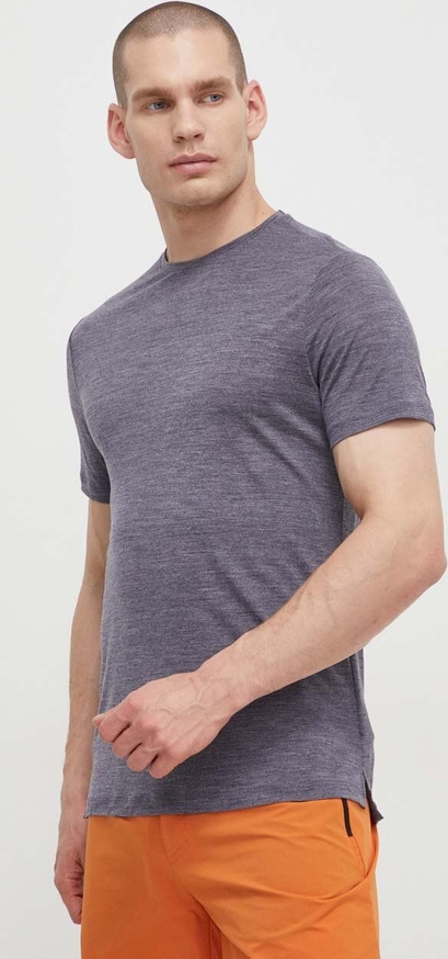 T-shirt Icebreaker z wełny z krótkim rękawem w stylu casual