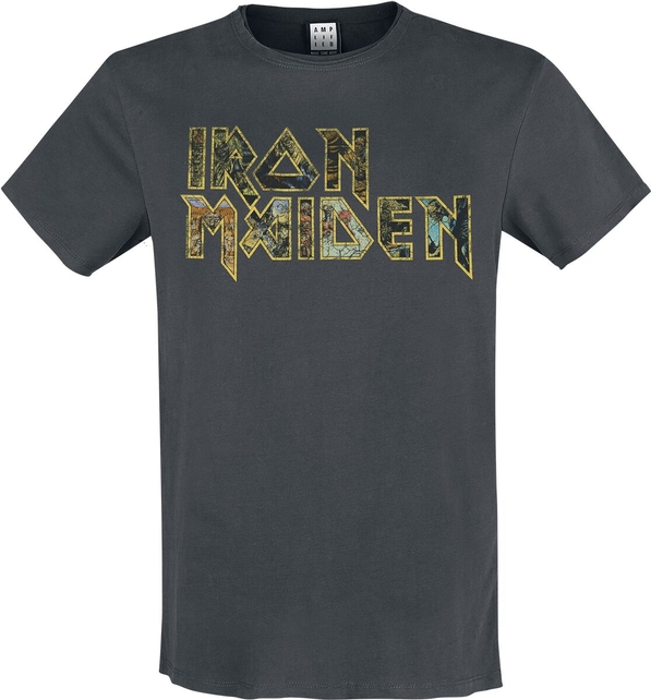 T-shirt Iron Maiden z krótkim rękawem z bawełny