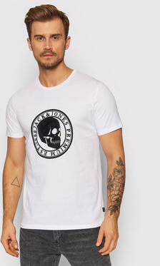 T-shirt Jack & Jones w młodzieżowym stylu z nadrukiem