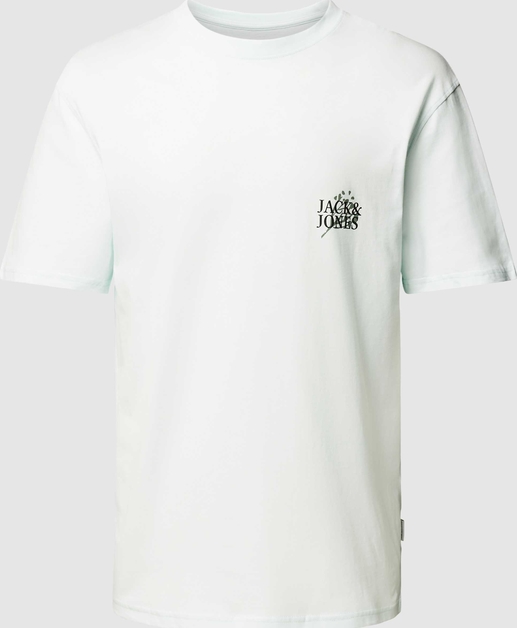 T-shirt Jack & Jones w stylu casual z krótkim rękawem z bawełny