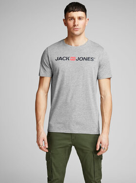 T-shirt Jack & Jones z krótkim rękawem w młodzieżowym stylu z bawełny