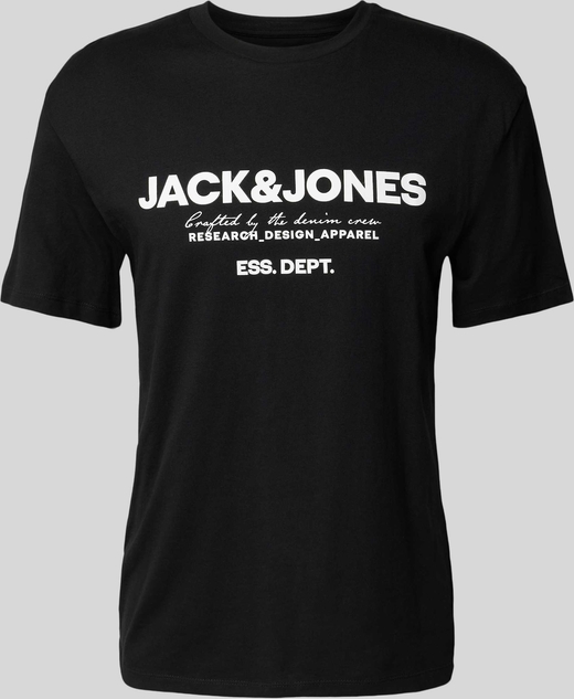 T-shirt Jack & Jones z krótkim rękawem z bawełny z nadrukiem