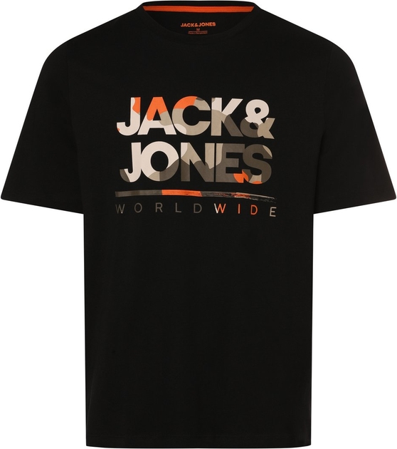 T-shirt Jack & Jones z nadrukiem z dżerseju