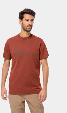 T-shirt Jack Wolfskin z krótkim rękawem w sportowym stylu