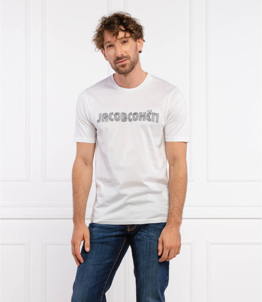 T-shirt Jacob Cohen z bawełny