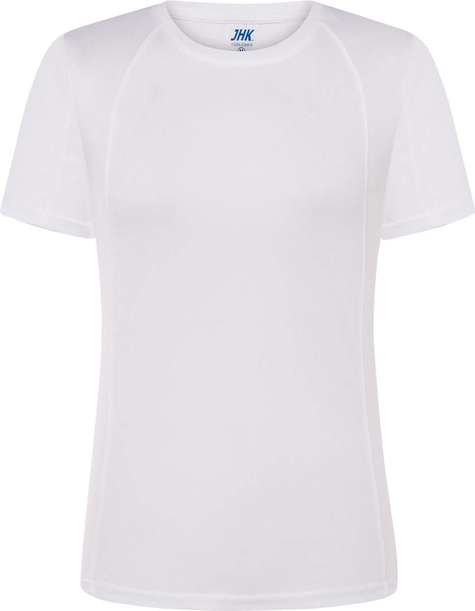 T-shirt JK Collection z okrągłym dekoltem w sportowym stylu z krótkim rękawem