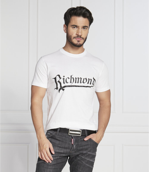T-shirt John Richmond z bawełny
