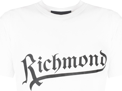 T-shirt John Richmond z krótkim rękawem z bawełny w młodzieżowym stylu