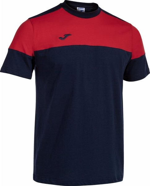 T-shirt Joma z bawełny w sportowym stylu z krótkim rękawem