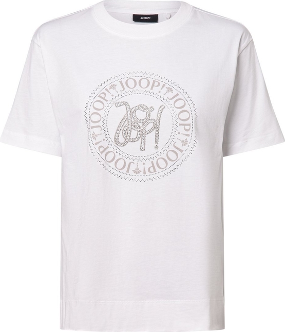 T-shirt Joop! z krótkim rękawem z bawełny z okrągłym dekoltem