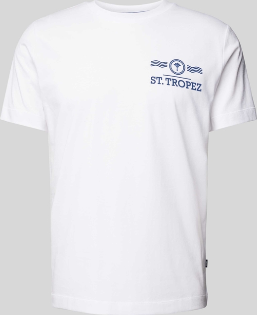 T-shirt Joop! z krótkim rękawem z nadrukiem