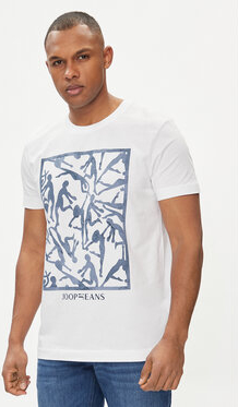 T-shirt Joop! z nadrukiem z krótkim rękawem