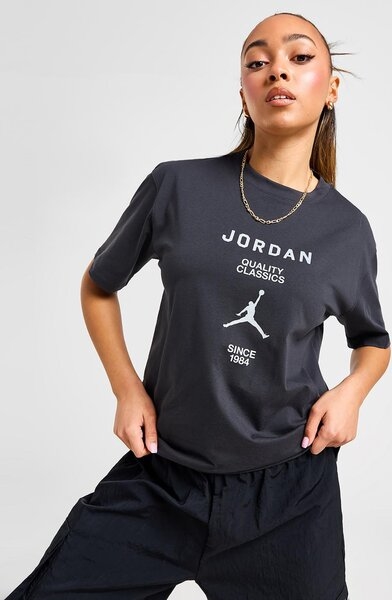 T-shirt Jordan w sportowym stylu z okrągłym dekoltem z krótkim rękawem