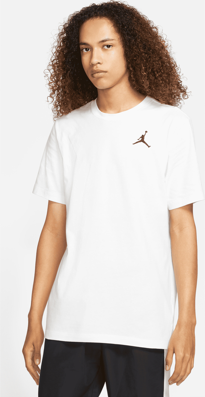 T-shirt Jordan z bawełny z krótkim rękawem w stylu casual