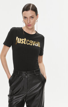 T-shirt Just Cavalli w młodzieżowym stylu