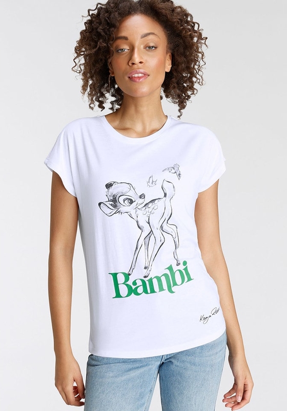 T-shirt Kangaroos z nadrukiem z bawełny z okrągłym dekoltem