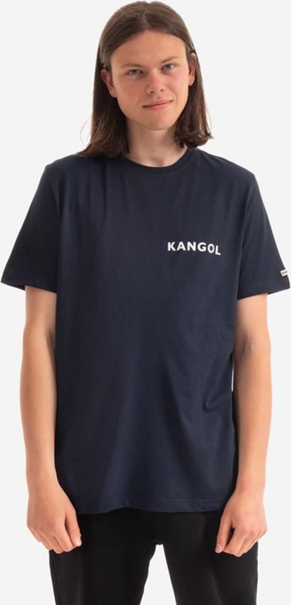 T-shirt Kangol z nadrukiem z bawełny