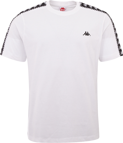 T-shirt Kappa z bawełny z krótkim rękawem w sportowym stylu