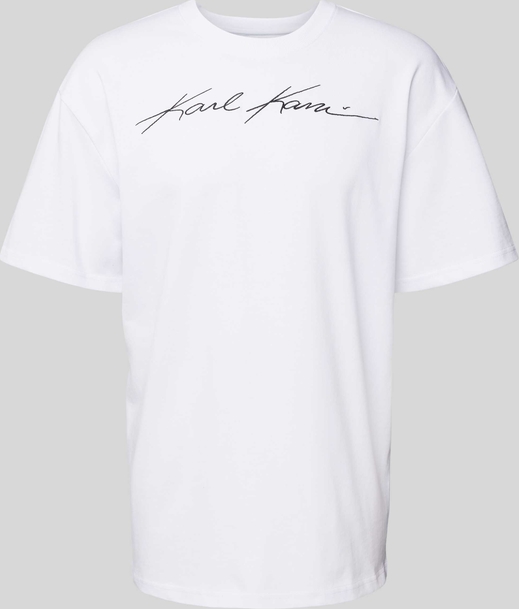 T-shirt Karl Kani z bawełny w młodzieżowym stylu