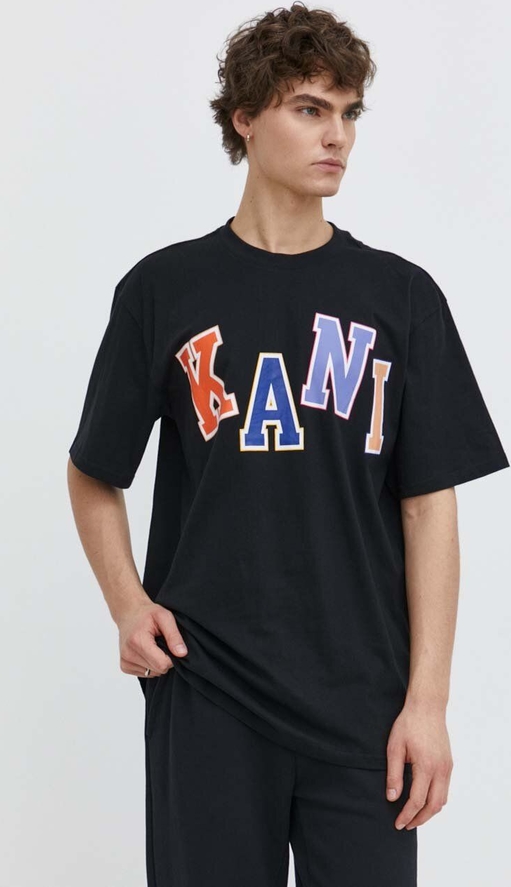 T-shirt Karl Kani z bawełny z nadrukiem