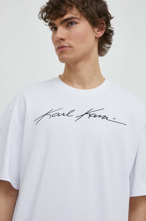 T-shirt Karl Kani z krótkim rękawem z bawełny