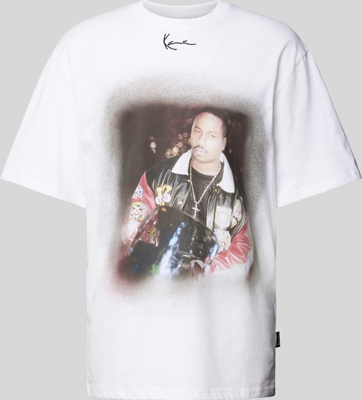 T-shirt Karl Kani z nadrukiem z bawełny