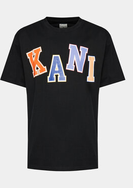 T-shirt Karl Kani z nadrukiem z krótkim rękawem w młodzieżowym stylu
