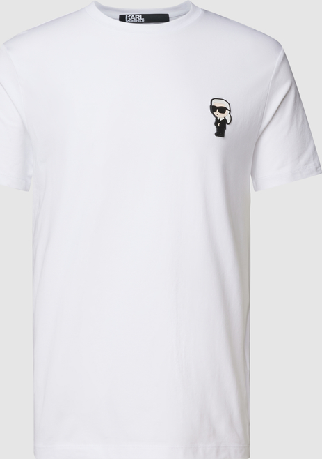 T-shirt Karl Lagerfeld z krótkim rękawem z bawełny
