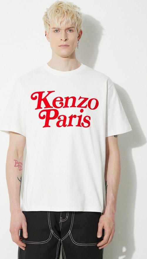 T-shirt Kenzo z krótkim rękawem w młodzieżowym stylu