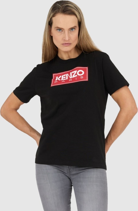 T-shirt Kenzo z okrągłym dekoltem w młodzieżowym stylu