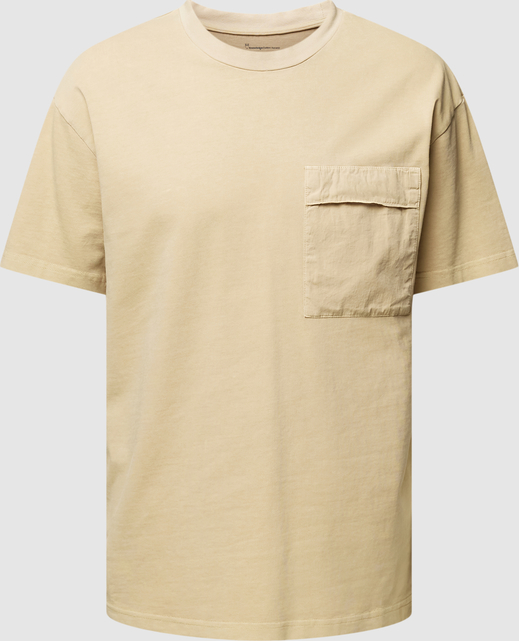 T-shirt Knowledge Cotton Apparel z bawełny