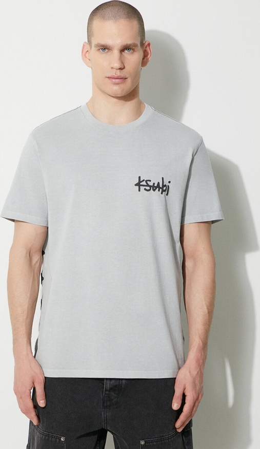 T-shirt Ksubi z nadrukiem w stylu casual z krótkim rękawem