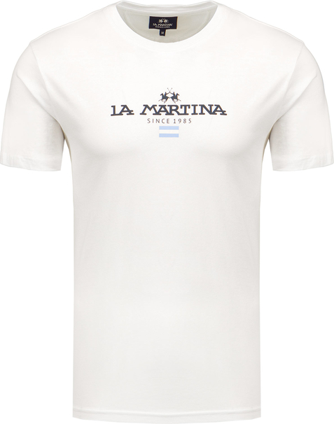 T-shirt La Martina z bawełny