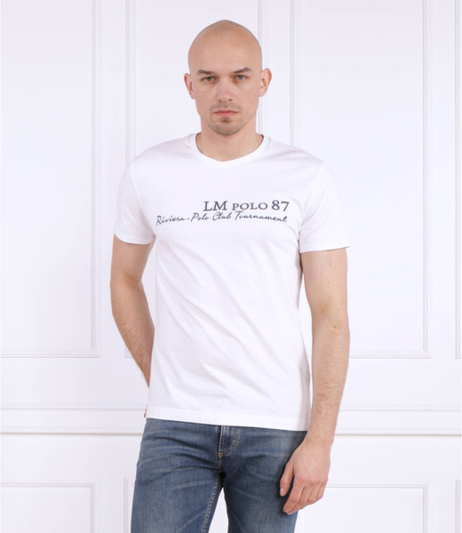 T-shirt La Martina z bawełny