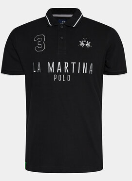 T-shirt La Martina z krótkim rękawem w młodzieżowym stylu