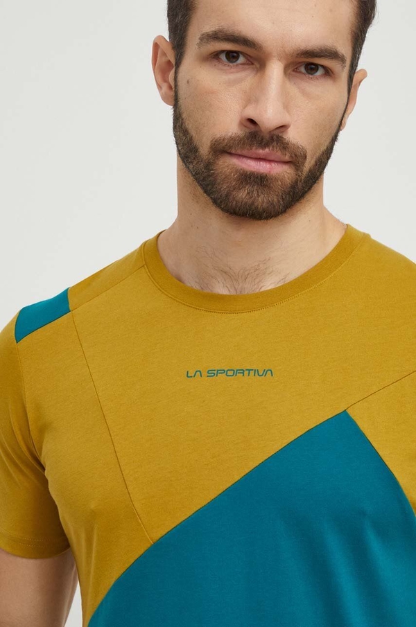 T-shirt La Sportiva w stylu casual z bawełny z krótkim rękawem