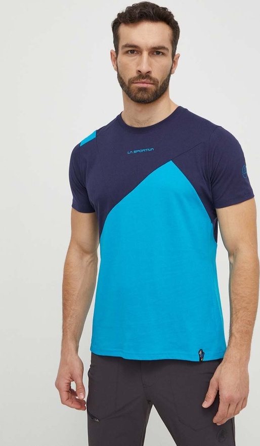 T-shirt La Sportiva z bawełny w sportowym stylu z krótkim rękawem