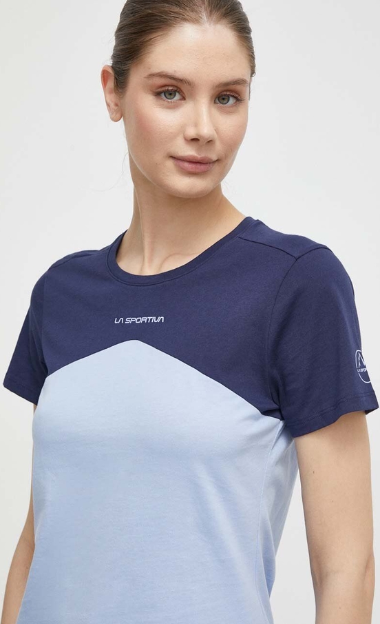 T-shirt La Sportiva z bawełny z okrągłym dekoltem w sportowym stylu