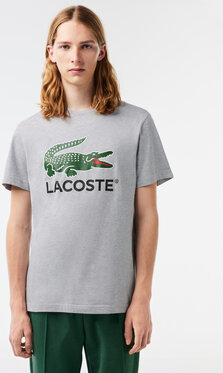 T-shirt Lacoste w młodzieżowym stylu z krótkim rękawem