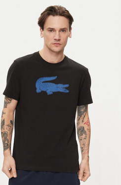 T-shirt Lacoste w młodzieżowym stylu z krótkim rękawem z nadrukiem