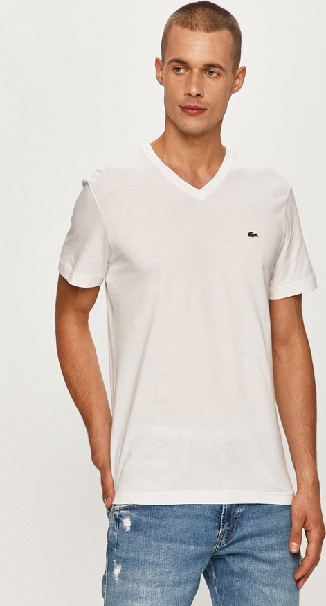 T-shirt Lacoste w stylu casual