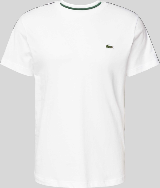 T-shirt Lacoste z bawełny z krótkim rękawem
