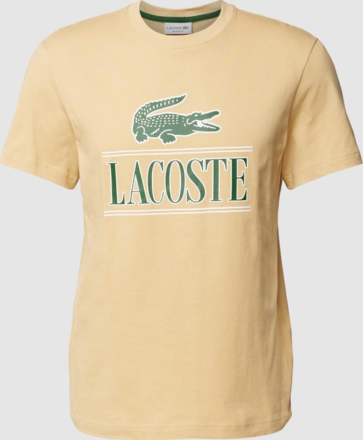 T-shirt Lacoste z bawełny z nadrukiem
