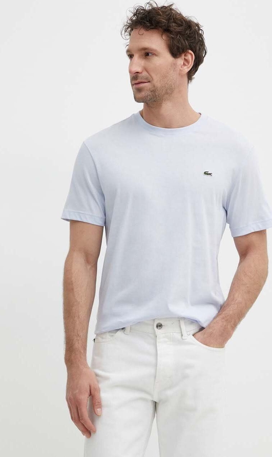T-shirt Lacoste z krótkim rękawem w stylu casual z bawełny