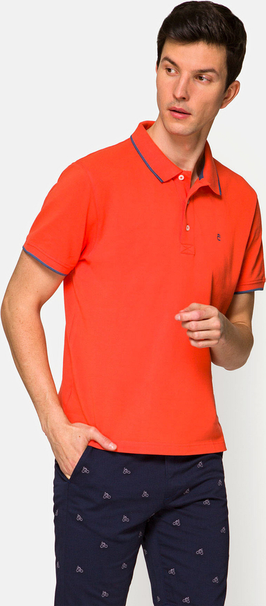 T-shirt LANCERTO z krótkim rękawem z tkaniny w stylu casual
