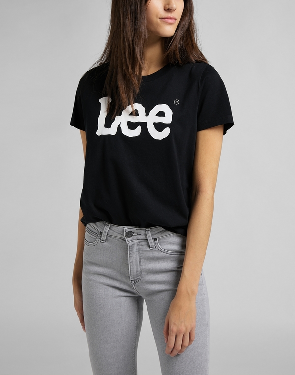 T-shirt Lee w młodzieżowym stylu z bawełny