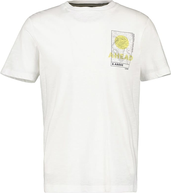 T-shirt Lerros z bawełny w młodzieżowym stylu
