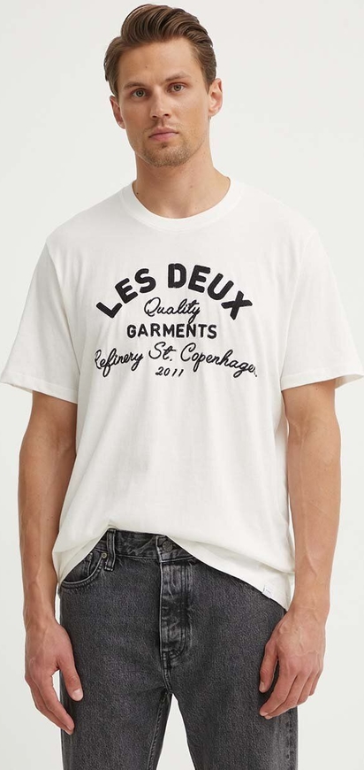 T-shirt Les Deux w młodzieżowym stylu z krótkim rękawem